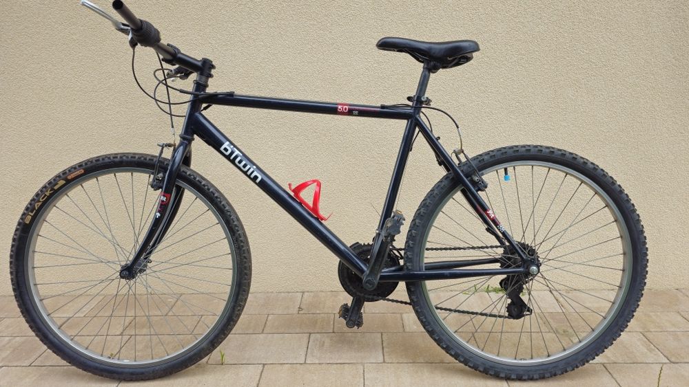 Rower górski MTB Btwin czarny, koła 26 cali