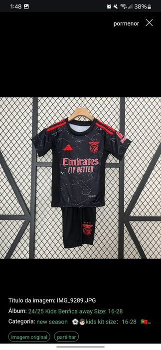 Kits de equipamento de futebol para crianças