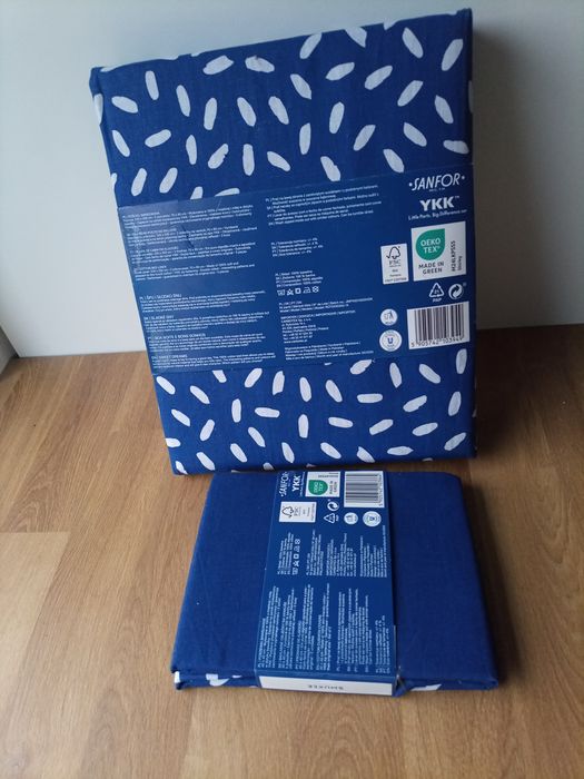 Pościel 5 elementów bawełna 100% SMUKEE komplet pościeli w łezki