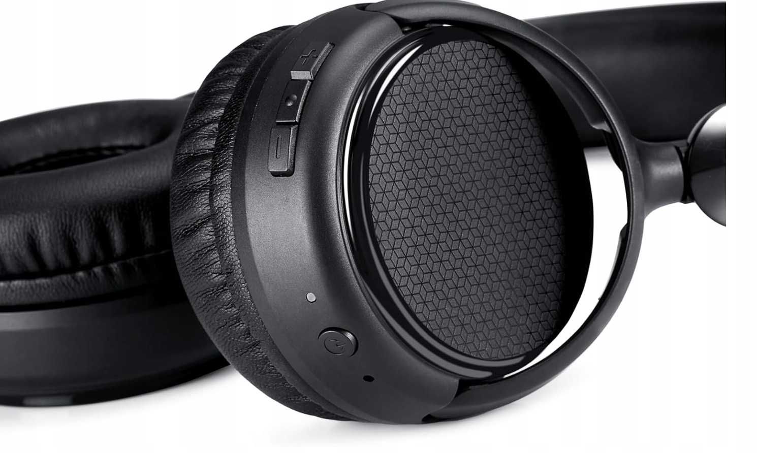 Amazon Basics słuchawki Bezprzewodowe nauszne Bluetooth mikrofon 35h