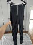 Legginsy czarne wysoki stan La Manuel marszczenia wyszczuplsjzce S