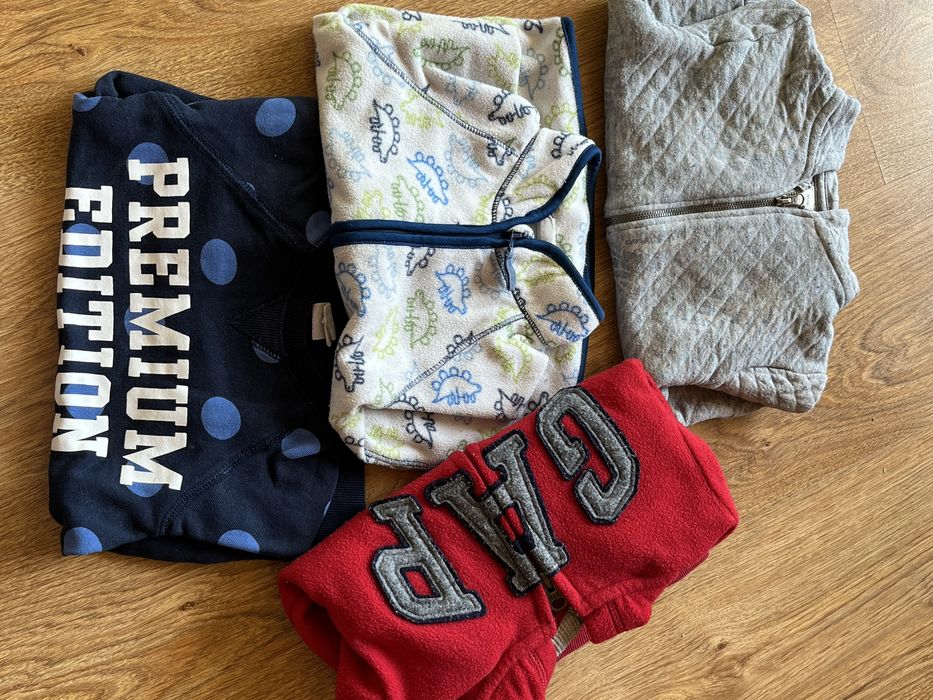 Zestaw bluz bluzy bluza 86 92 gap zara h&m