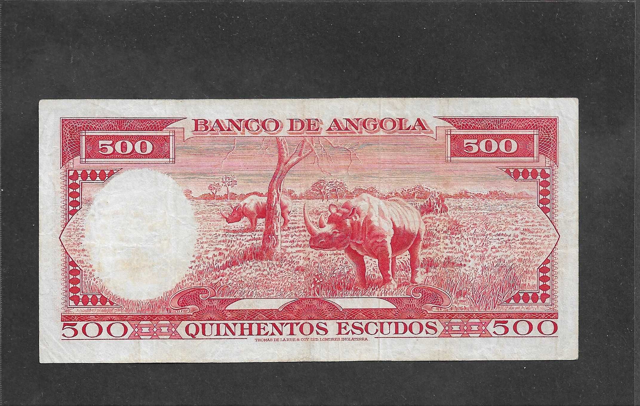 Nota de Angola - 500 escudos - 1970