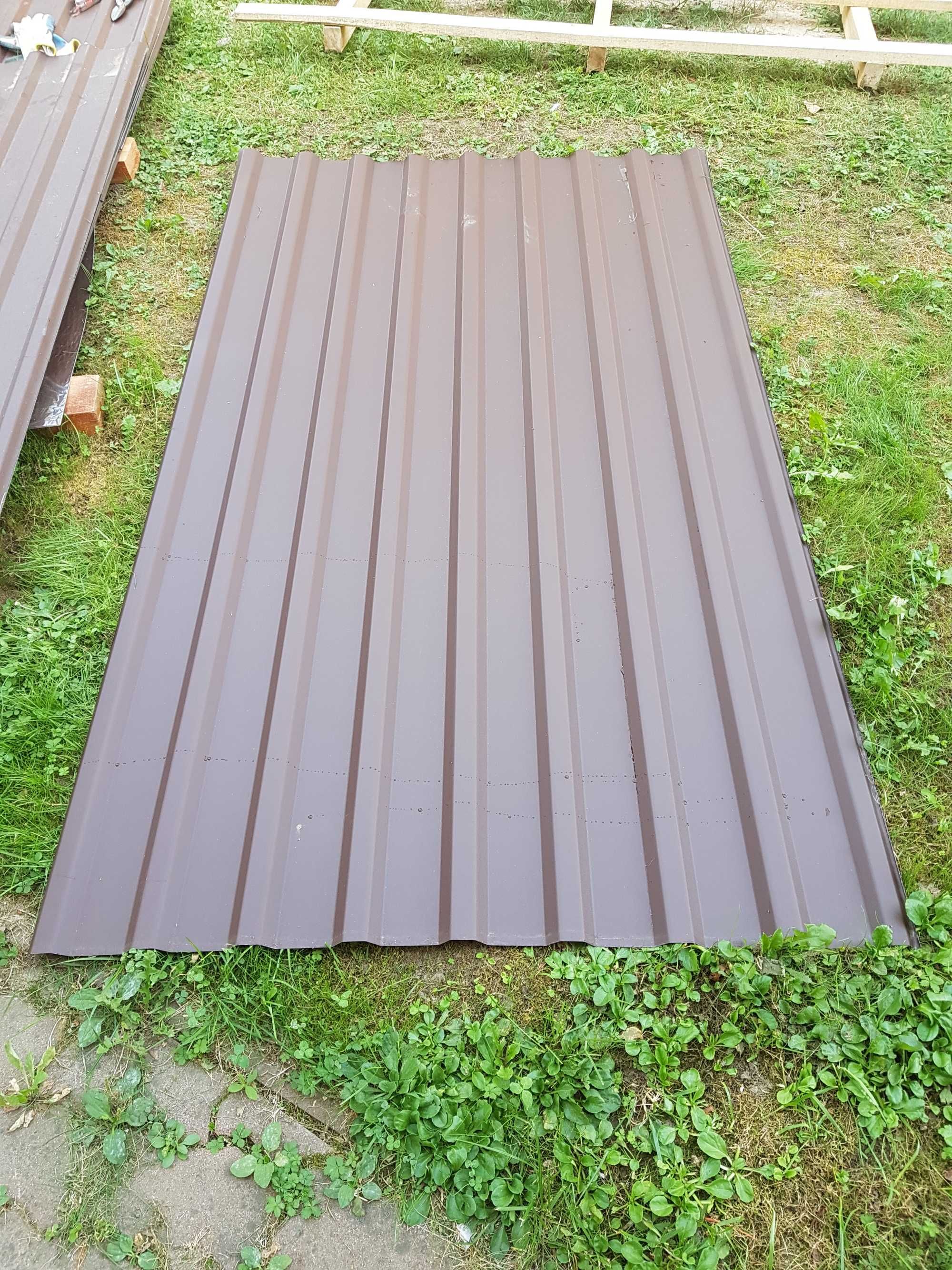 Blacha Ruukki T18 - 4 x 2m ciemny brąz