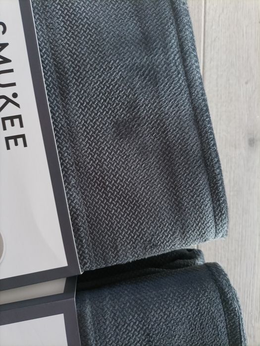 Zasłony 4 szt welurowe welwetowe na taśmie z tunelem Smukee 4x zasłona