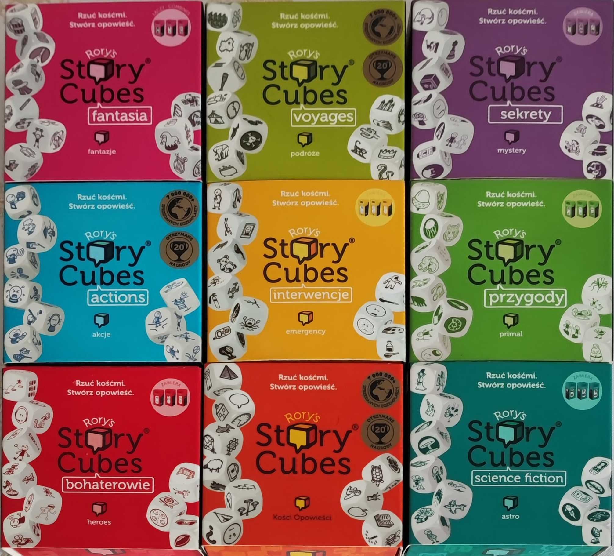 Komplet Rory's Story Cubes - różne wersje!