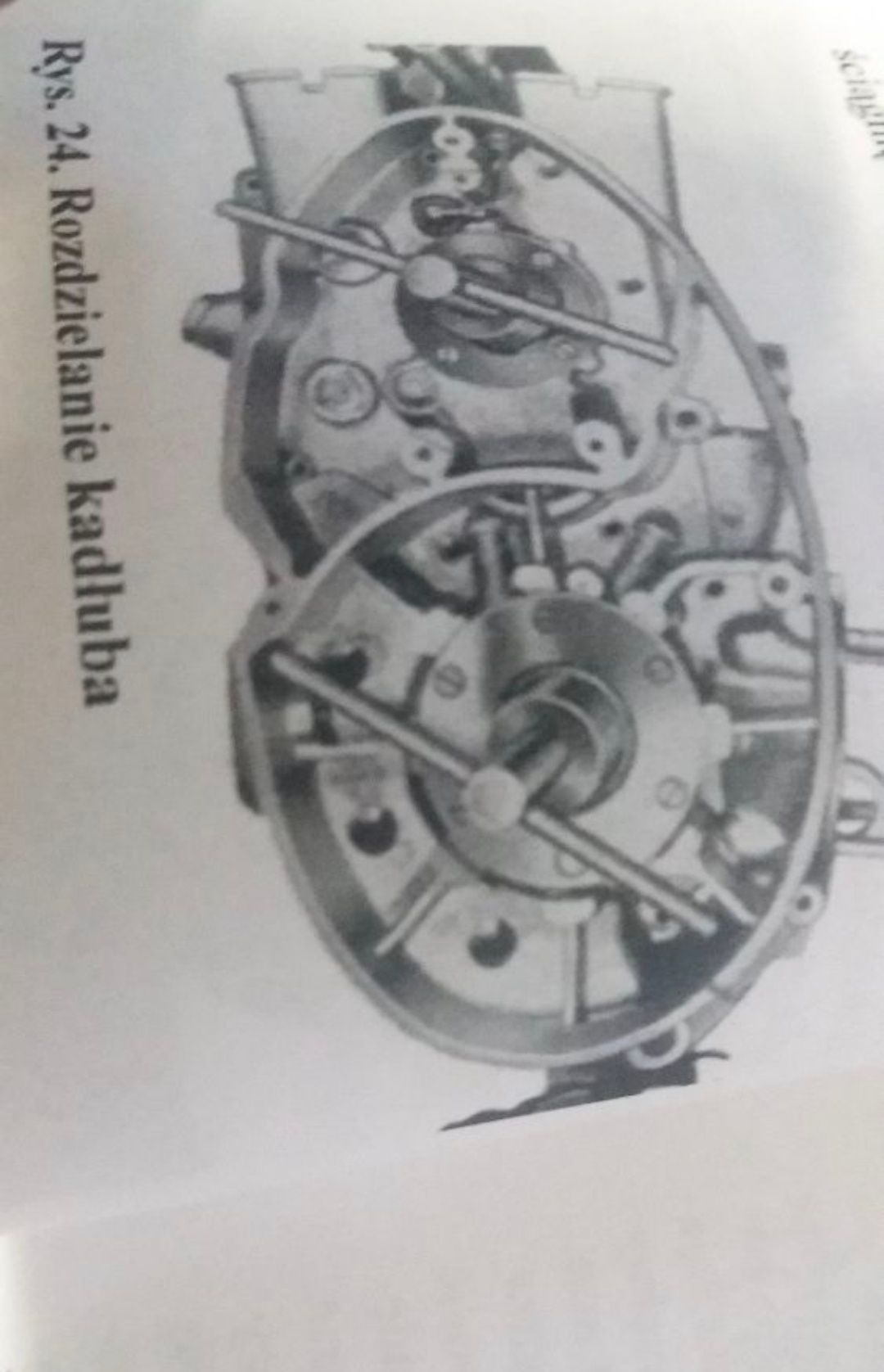MZ ES 250 trophy rozpoławiacz silnika