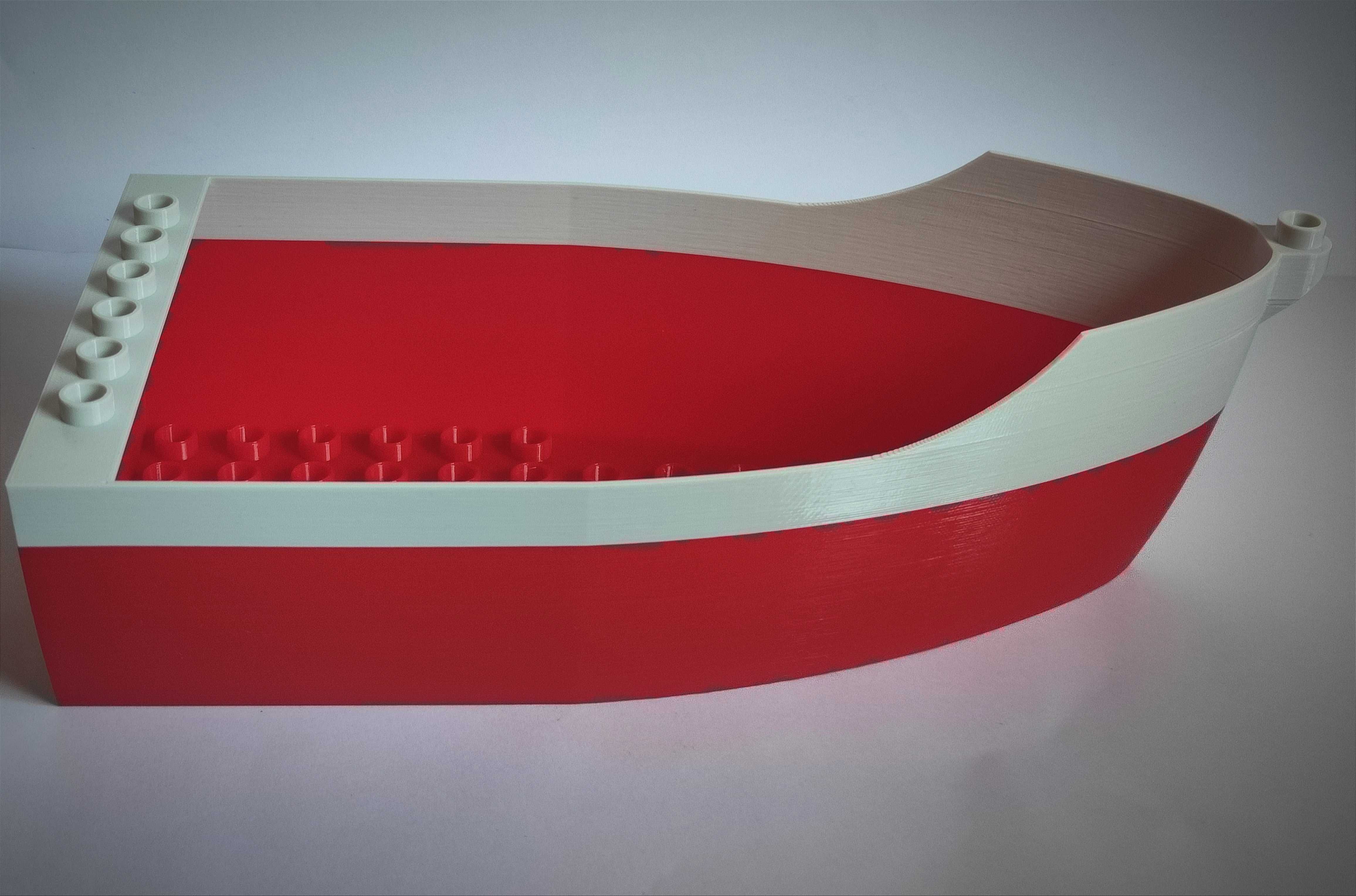 Duży statek, łódka, okręt pasuje do LEGO DUPLO
