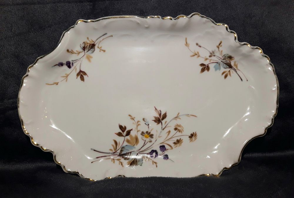 Stara patera biała porcelana F.A. Schumann Berlin