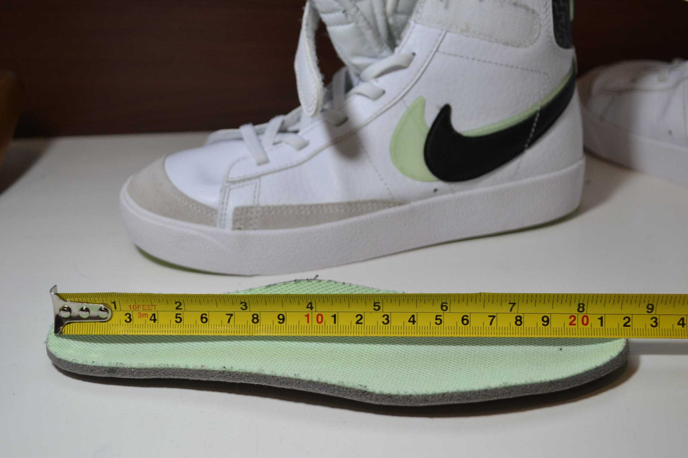 nike blazer 33.5р кроссовки кожаные оригинал кеды