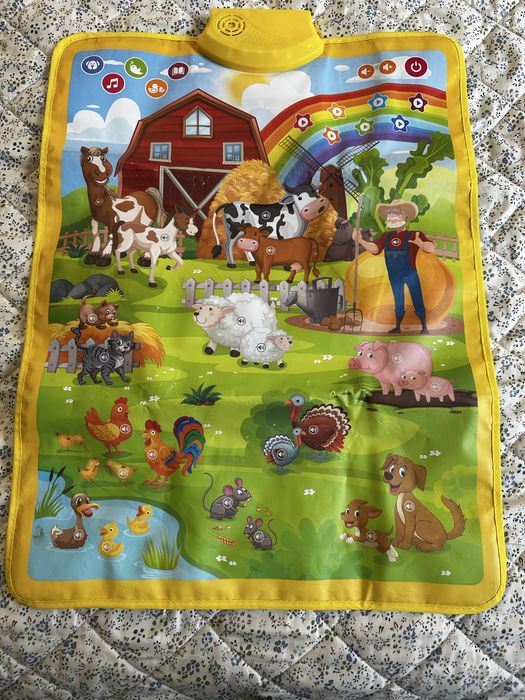 Розвиваючий килимок ферма