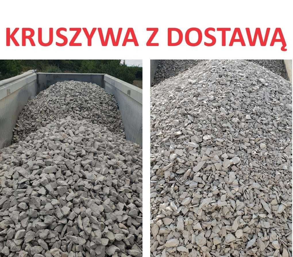 Kruszywo Drogowe z dostawą 27 T-Kliniec,Tłuczeń,Grysy-RÓŻNE FRAKCJE!