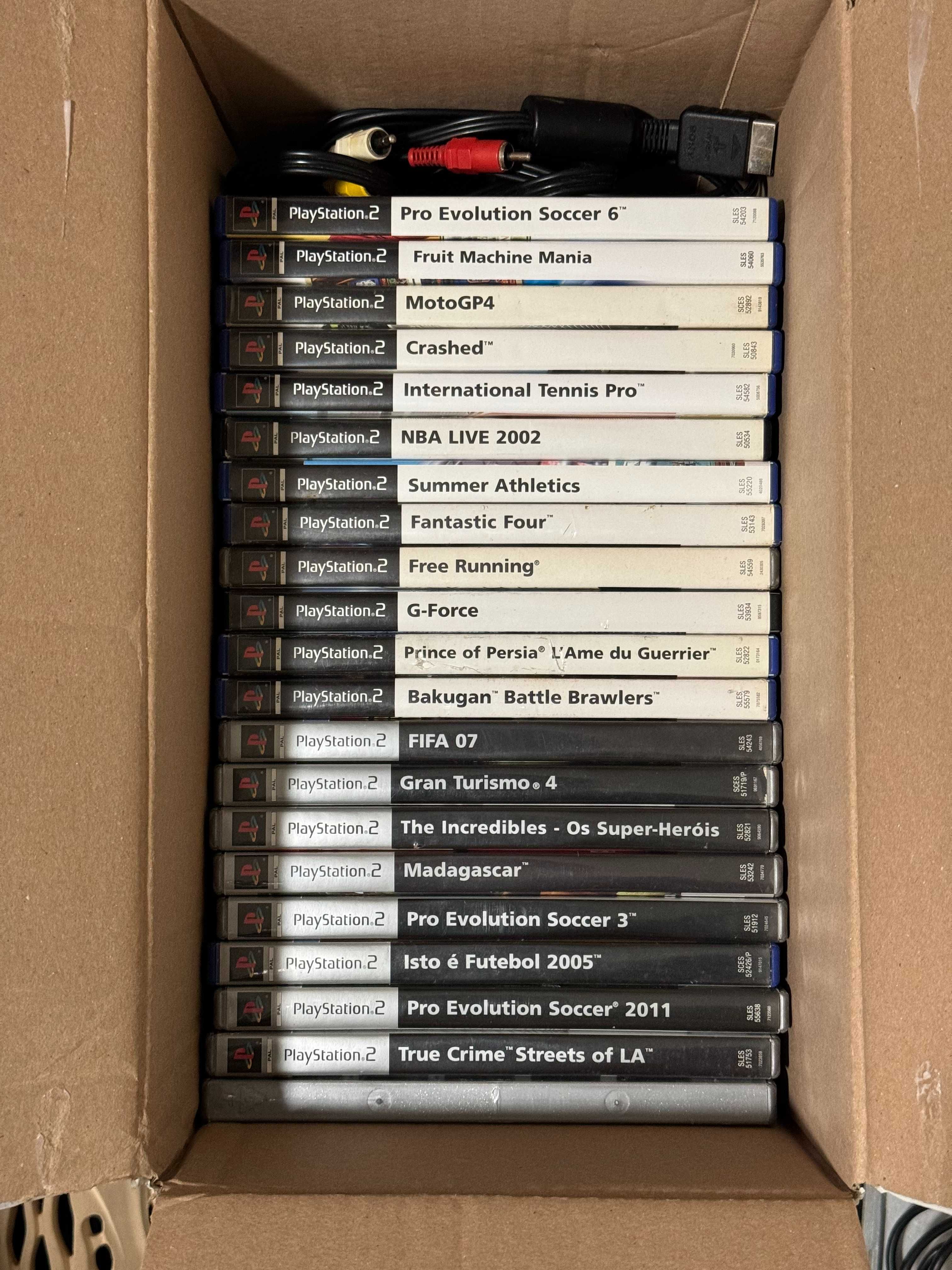 Playstation 2 slim silver + jogos