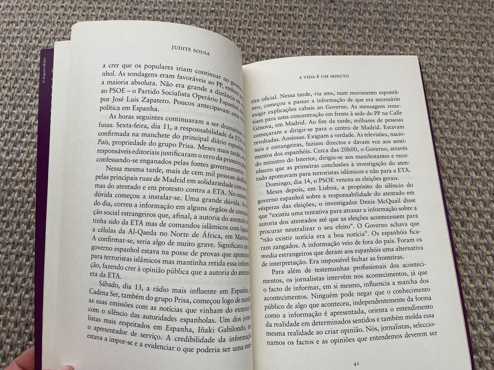 A Vida é um Minuto - Judite Sousa