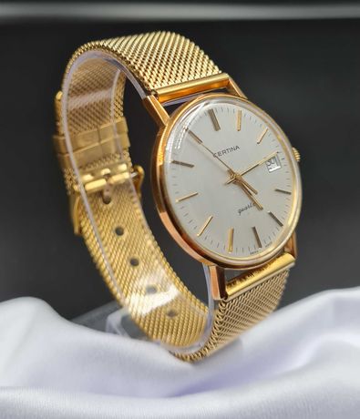 Złoty męski zegarek CERTINA 14K !!!