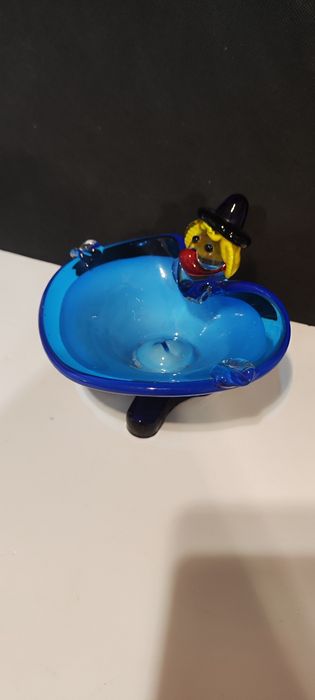 Cinzeiro Palhaço em Vidro