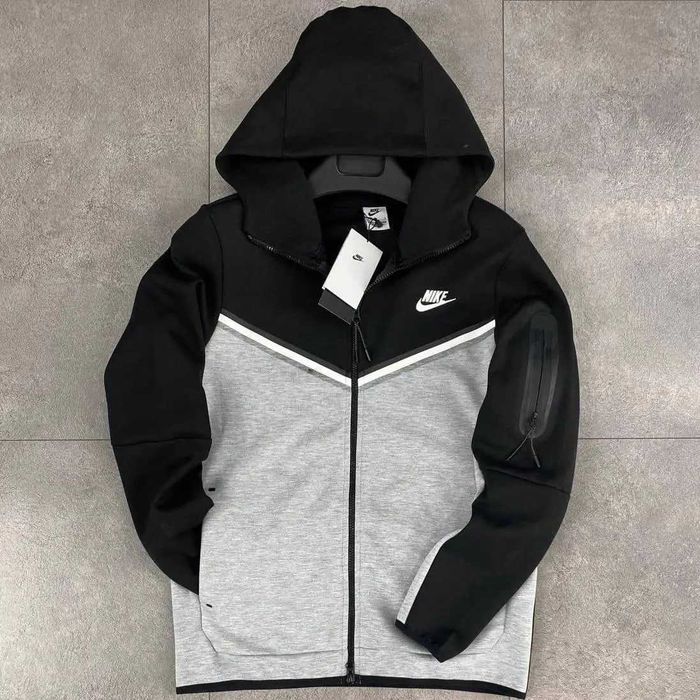 Чоловіча кофта Nike Tech Fleece | Зіп худі Найк | Кофта найк теч фліс