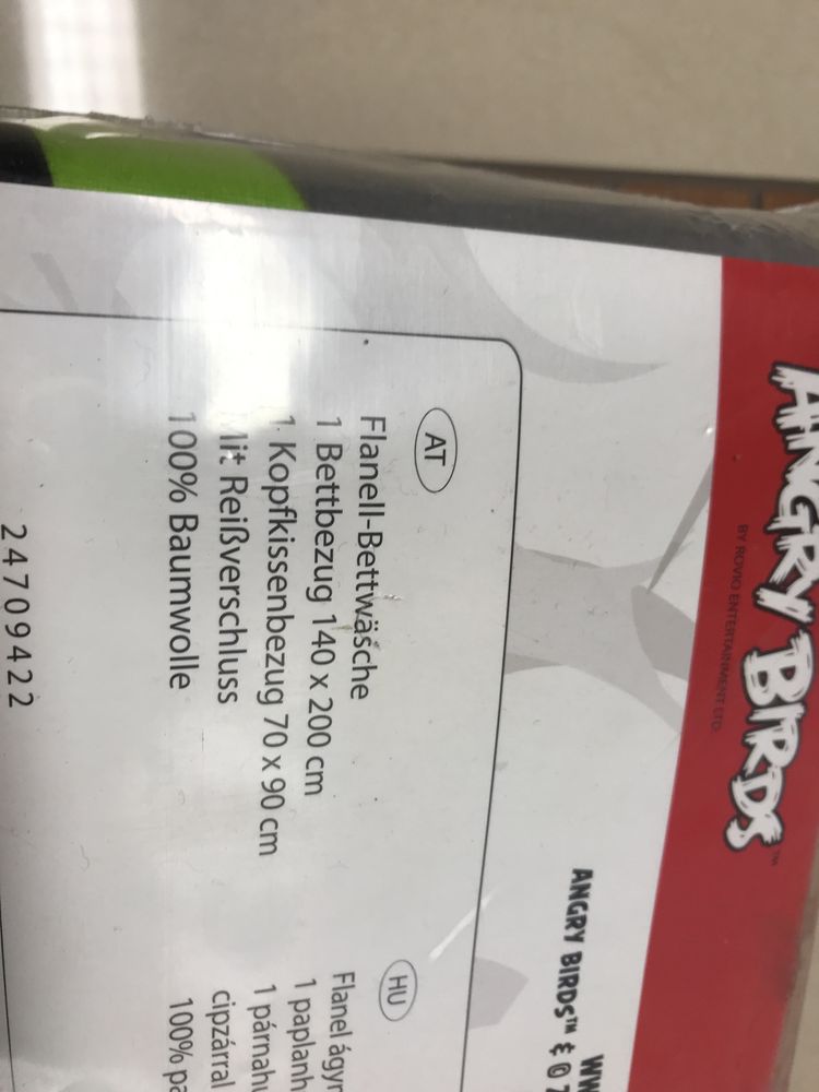 Pościel Angry Birds flanela licencja
