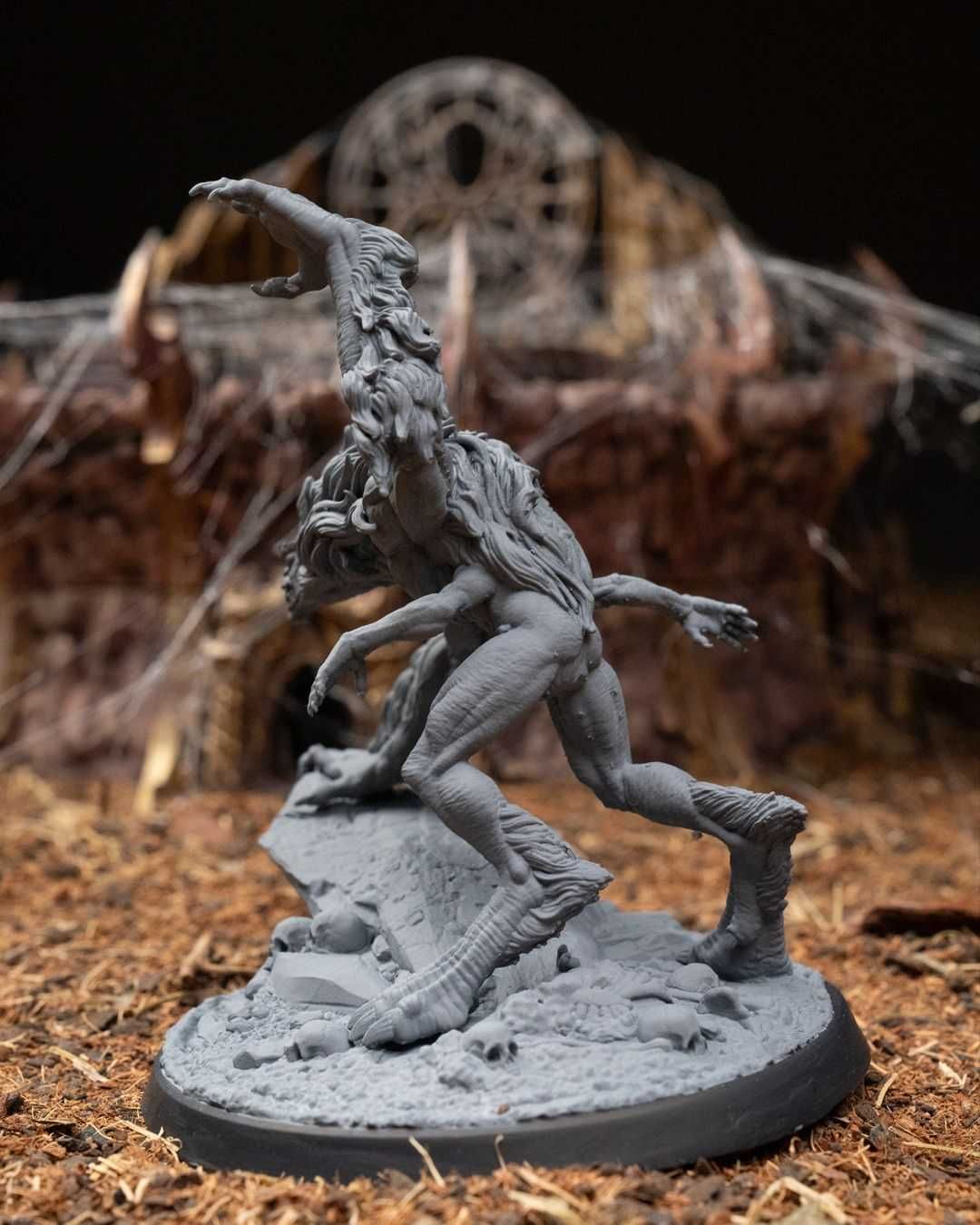 Demongloth Awatar Zniszczenia Figurka 32mm 14K zgodna z DnD RPG Pathfi