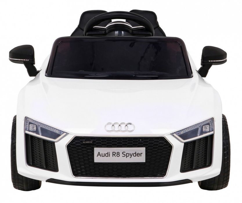 Audi R8 Na Akumulator Dla Dzieci Biały Pilot Eva Wolny Start Mp3 Led