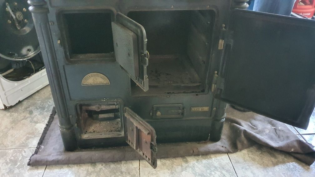 Fogão de lenha para aquecimento central