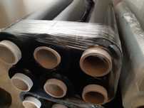 Folia stretch, strecz ,czarna 3 kg, tuleja 250-300 g.