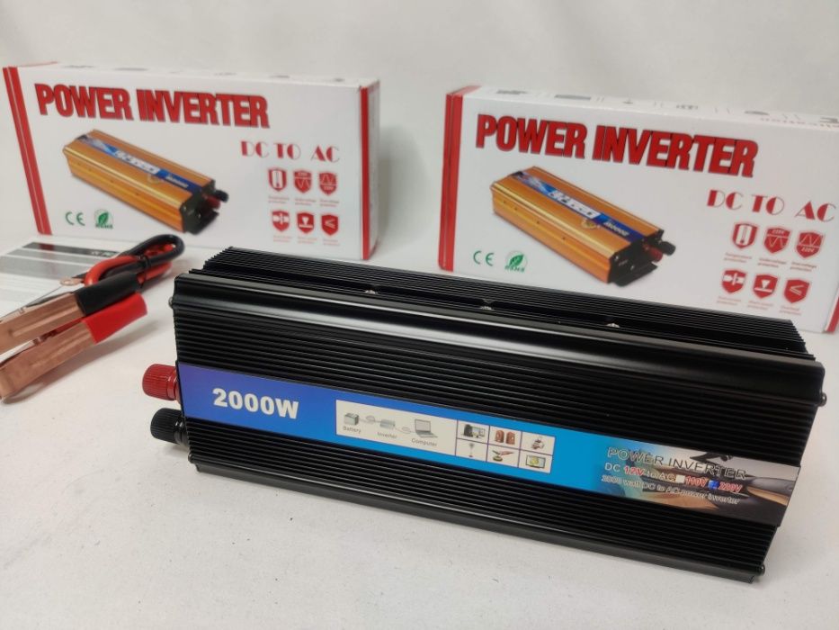 [NOVO] Inversor / Conversor Potência 2000W [12V - 220V] Transformador