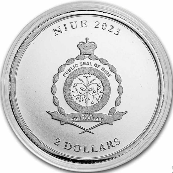 Серебряная монета "Да здравствует человечество", 1 унция серебра