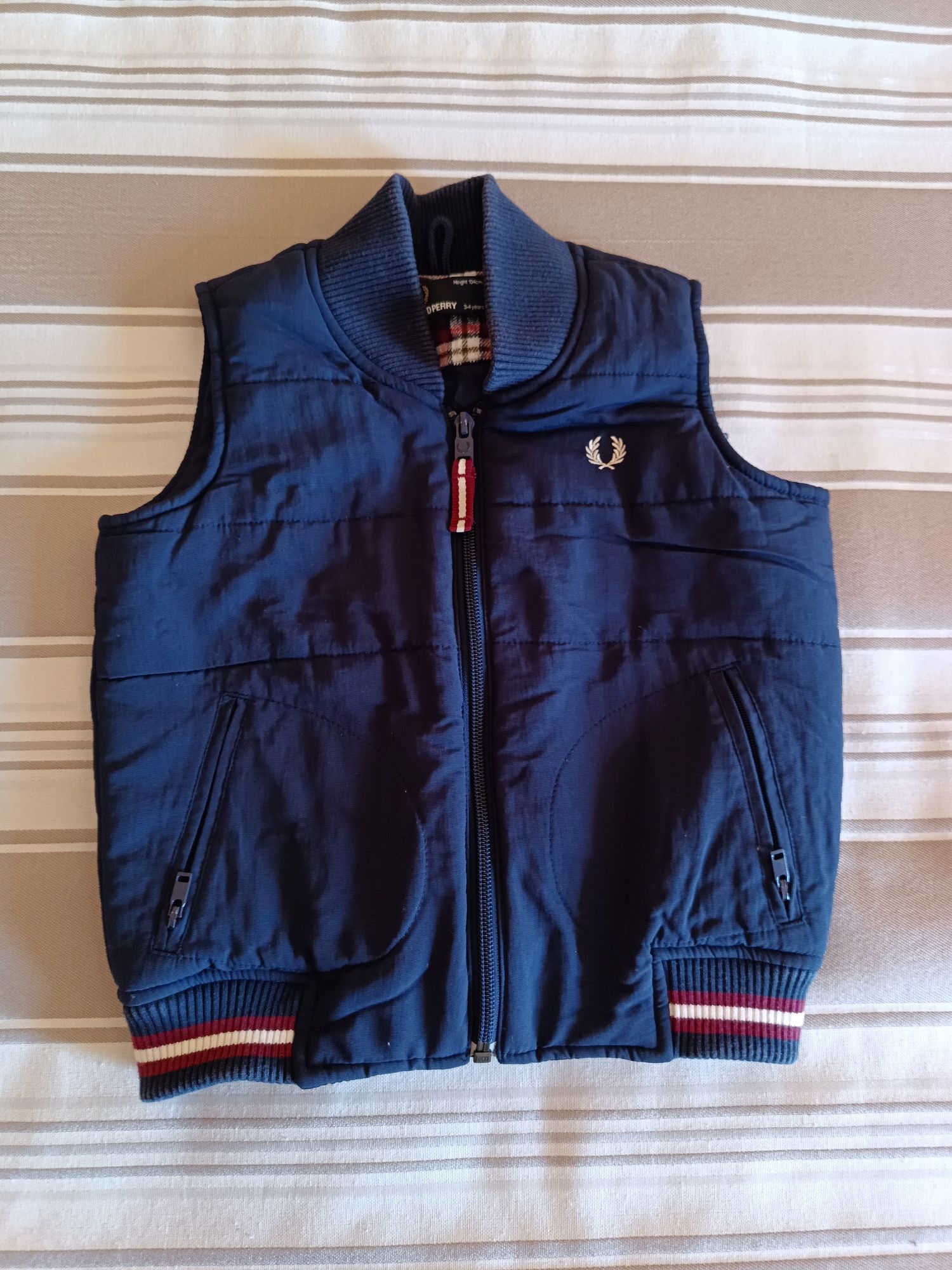 Colete Fred Perry 3-4anos