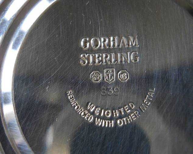 Серебряные старинные подсвечники "GORHAM STERLING"