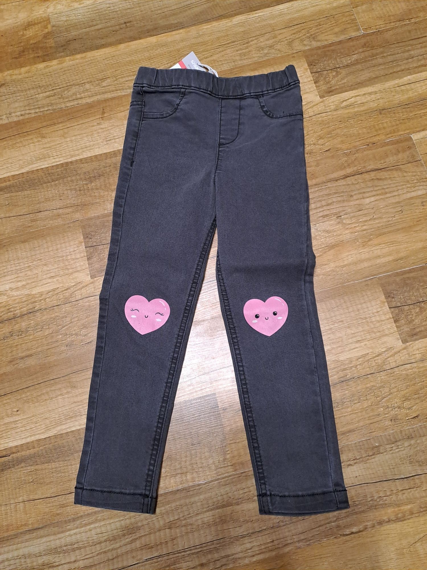 Spodnie jeansy dziewczęce Sinsay 110