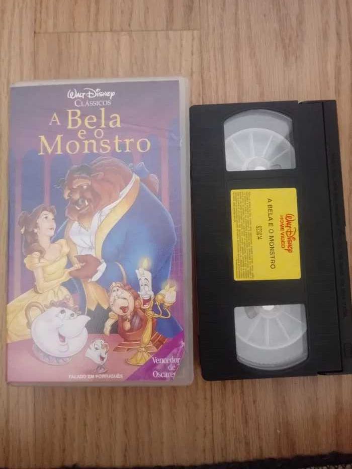 Cassetes VHS em ótimo estado