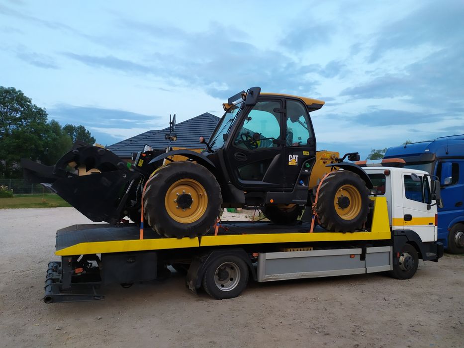 Pomoc drogowa, transport maszyn rolniczych, gabarytów, autolaweta,