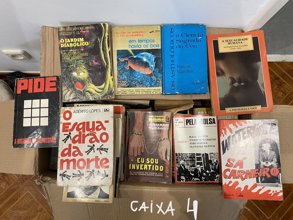 Livros Antigos nacionais e internacionais