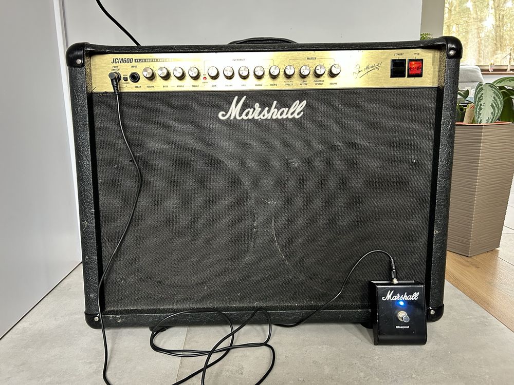 Marshall JCM 600 kultowy wzmacniacz UK 2x12 Heritage G12 UK