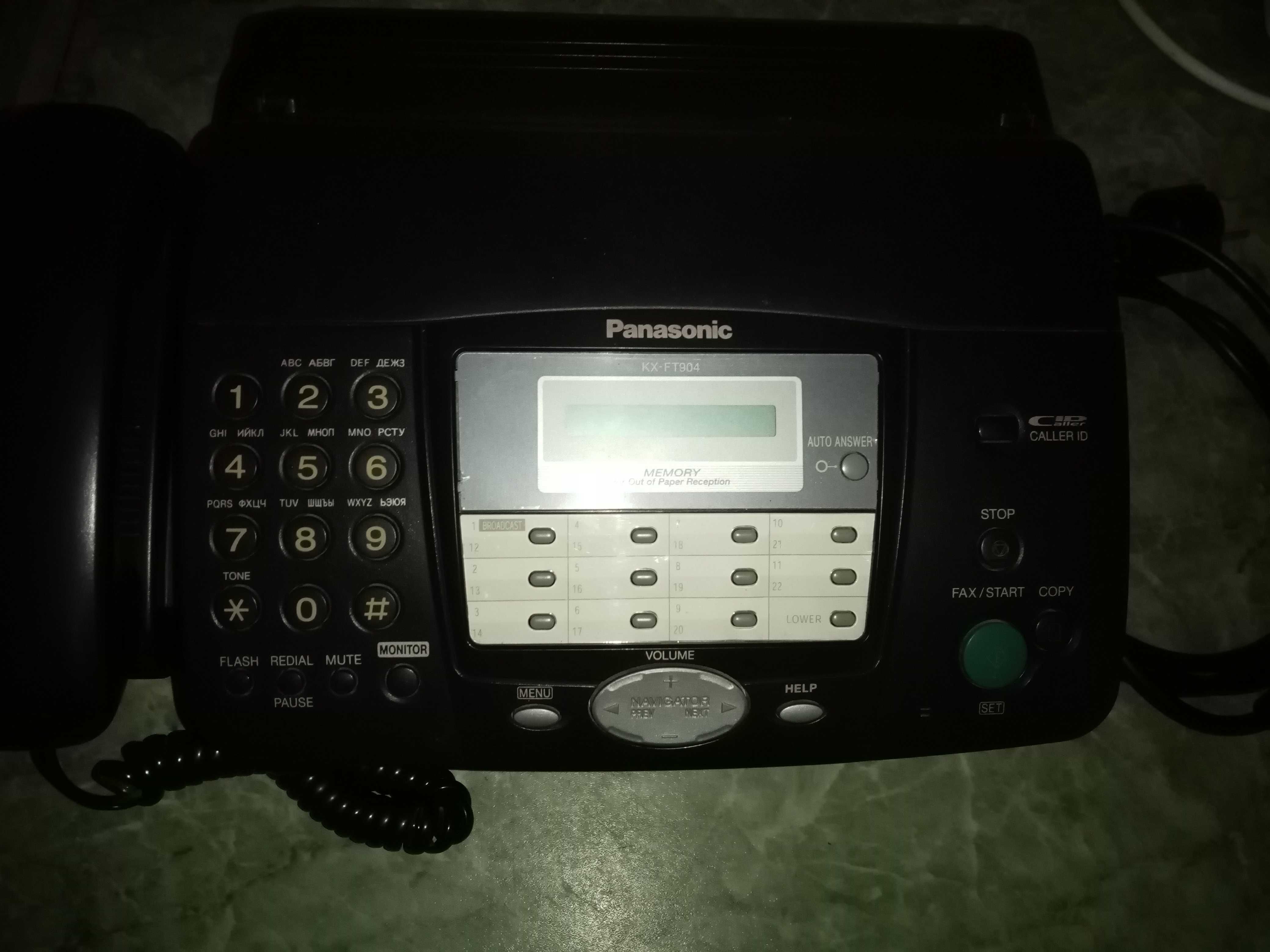 Телефон-факс Panasonic KX-FT904