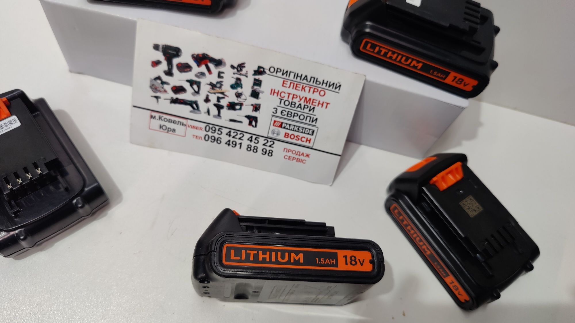 Оригінал акумулятор Black-Decker 18В 1.5А/BL 1518/батарея/аккумулятор