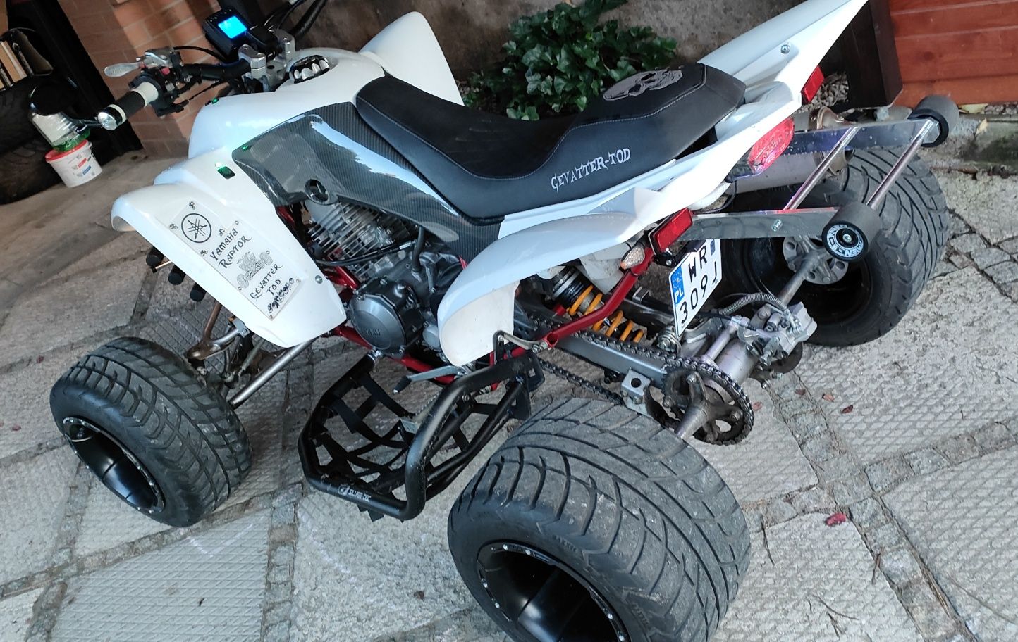 Yamaha Raptor yfm 350R SUPERMOTO homologacja zarejestrowany