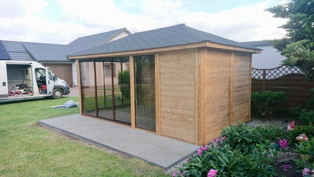 Altana Fiesta 5.0x3.0m nowoczesna przeszklona ogrodowa OD PRODUCENTA!