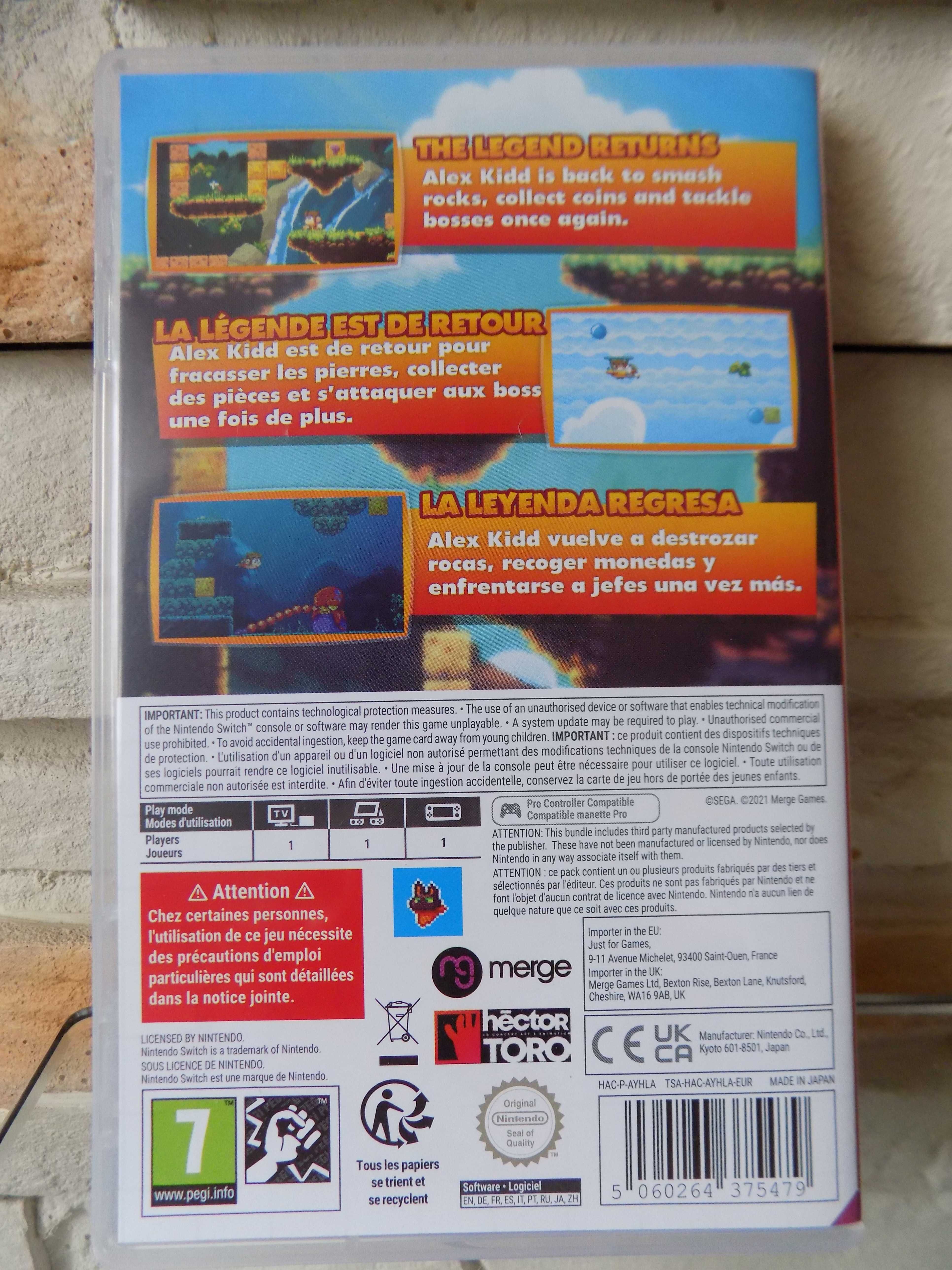 Alex Kidd in Miracle World DX Nintendo Switch/Switch OLED/Switch Lite!