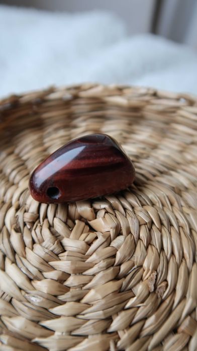 Bawole oko zawieszka wisiorek na łańcuszek kamień