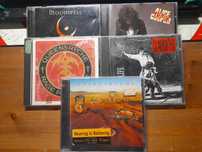 Pack  5 cds  gravação original usados : metal e hard rock - bom estado
