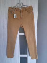 Spodnie  damskie jeans  River Island  brazowe z.ro42|44 nowe z metka