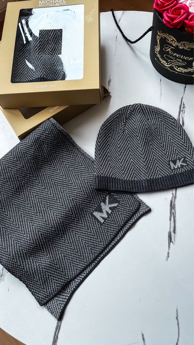 Michael kors шапка шарф подарунковий набір оригінал