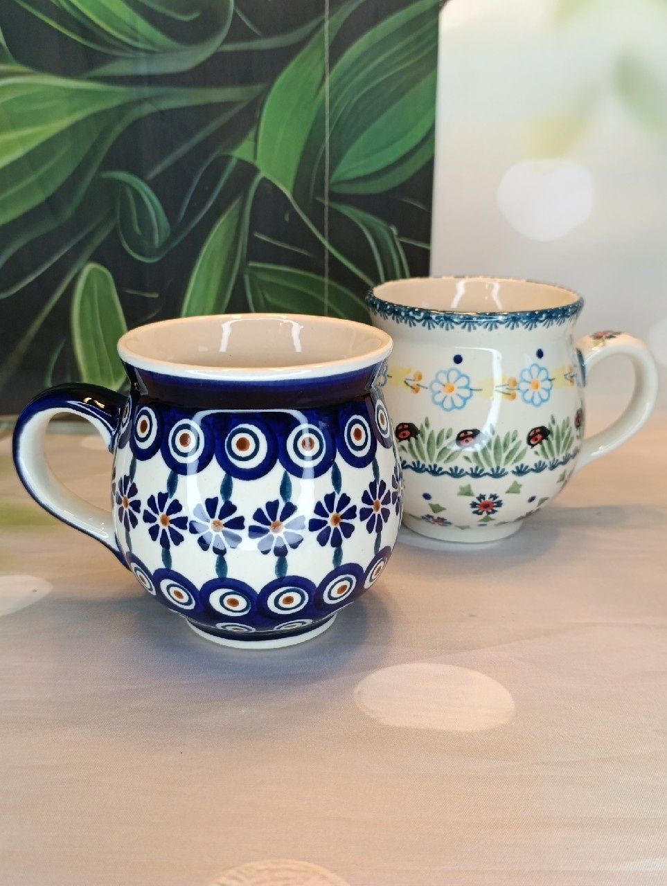Bolesławiec Kubek ceramiczny czeski 500 ml dwupak ceramika Bolesławiec
