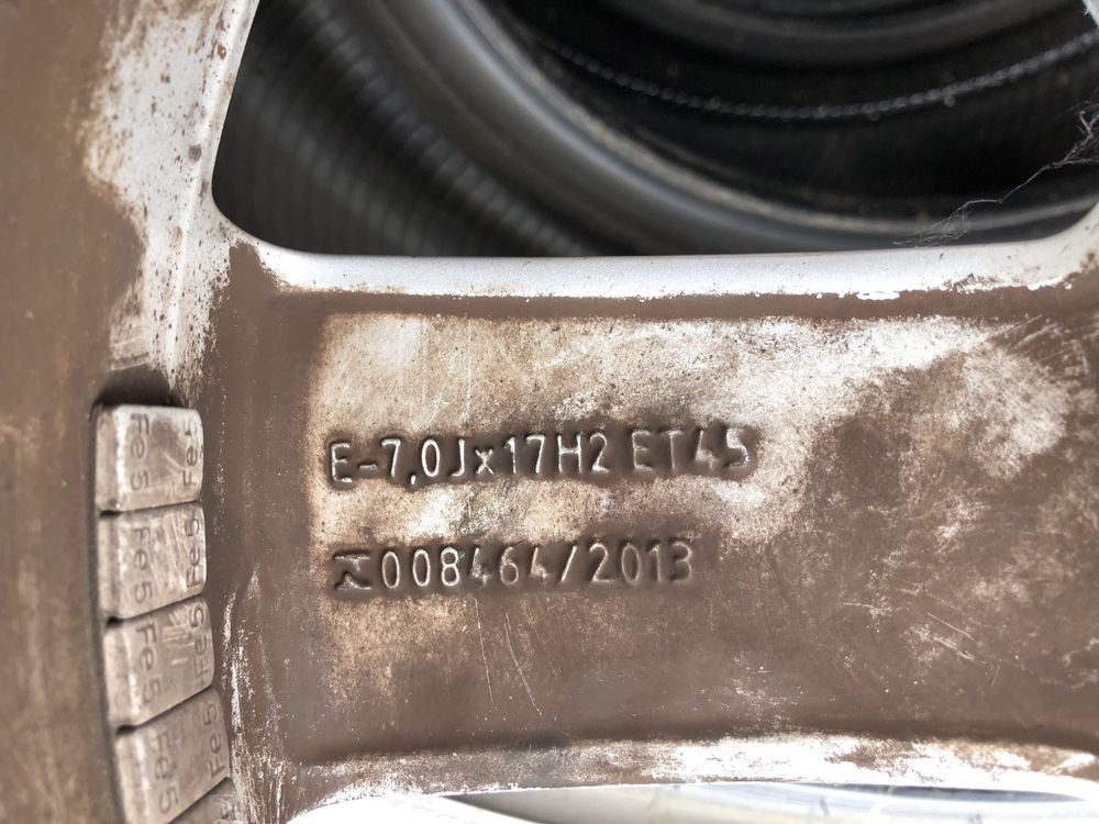 Alu Audi 17 5x112 Oryginalne Komplet