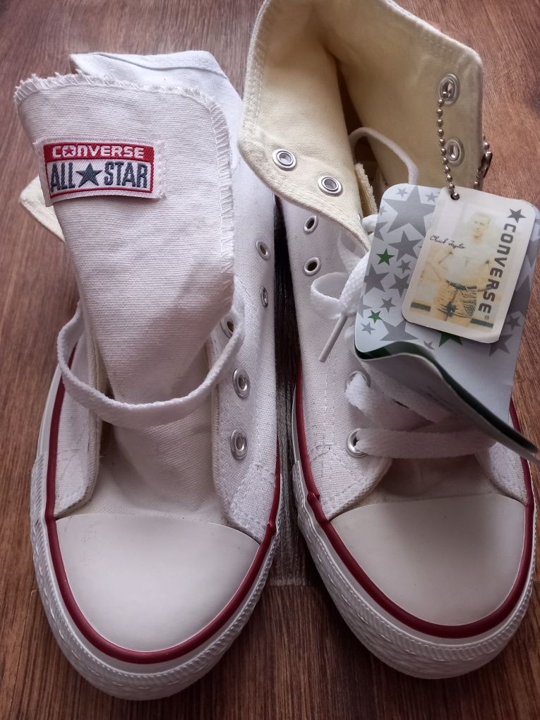 Tramki białe Converse