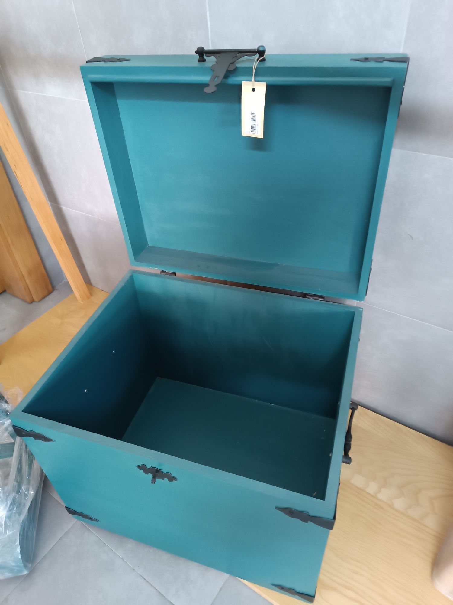(Promo NATAL) Baú azul / manequim duplo azul