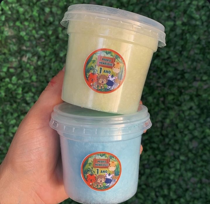 Algodão doce para festas.