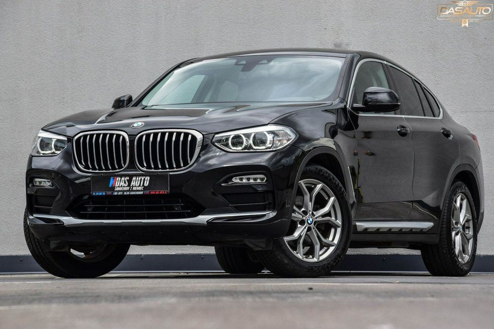 BMW X4 xDrive Czarne PółSkóry ACC Live Cockpit Podgrzewana Kierow Salon BMW